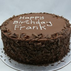Ganache Cake with crushed chocolate sides (D)